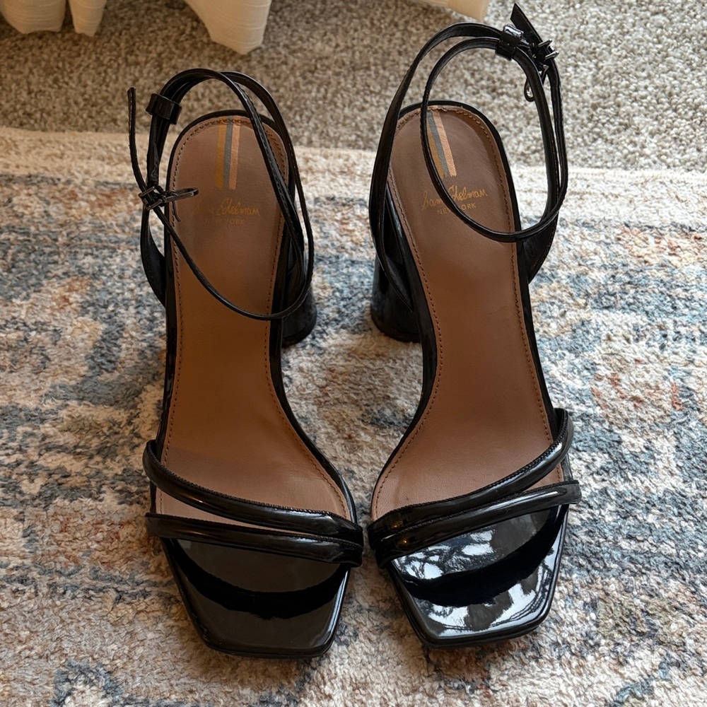 Sam Edelman Black Patent Leather Heels